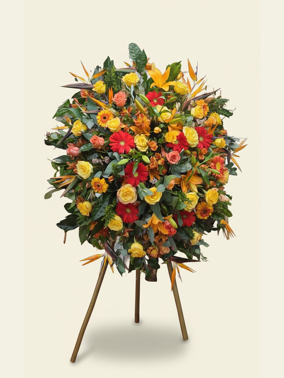 CE-06 · Trípode — Florería Mely Flor