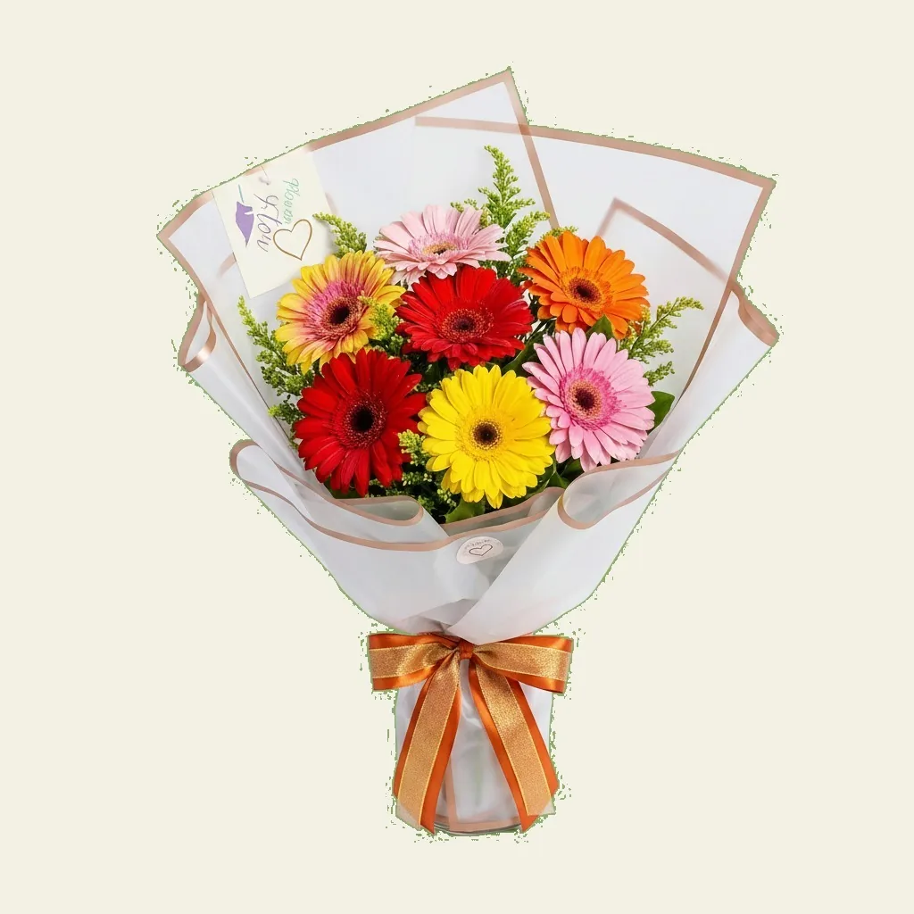 Ramo Tierna de gerberas de colores · Mely Flor